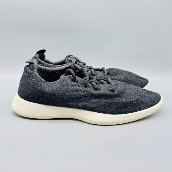 Allbirds Shoes Mens 10 Dark Gray Merino Wool Runners Casual Low Top Sneakers - Picture 1 of 11